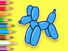 खेल Coloring Book: Balloon Puppy