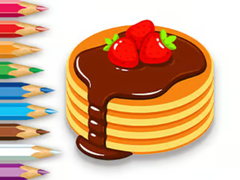 खेल Coloring Book: Strawberry Pancake