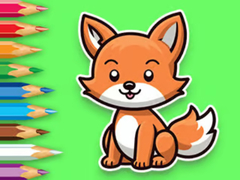 खेल Coloring Book: Baby Fox