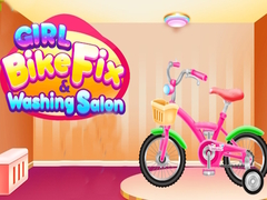 खेल Girl Bike Fix & Washing Salon