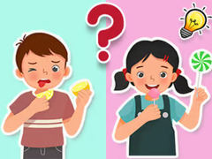 खेल Kids Quiz: What Do They Taste Like?