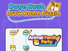 खेल Doge Rush : Draw Home Puzzle