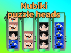 खेल Nubiki puzzle heads