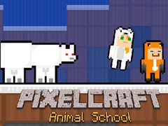 खेल PixelCraft Animal School