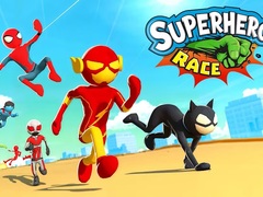 खेल Superhero Race