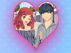 खेल Romantic Anime Couples Dress Up Game