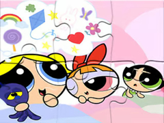 खेल Jigsaw Puzzle: Powerpuff Girls Sweet Dream