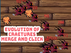 खेल Evolution of Craetures Merge and Click