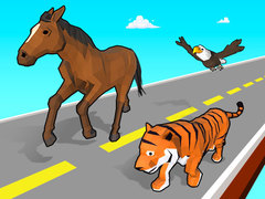 खेल Animal Transform Race