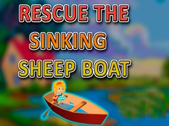 खेल Rescue the Sinking Sheep Boat