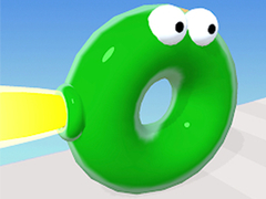 खेल Bouncy Blob Race: Obstacle Course