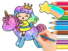 खेल Coloring Book: Unicorn Princess