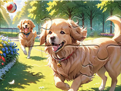 खेल Jigsaw Puzzle: Puppy Fun