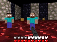 खेल Herobrine's Catacombs 3D