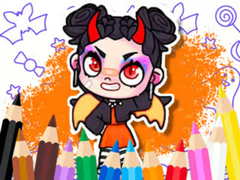 खेल Coloring Book: Avatar World Cute Devil