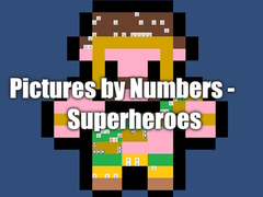 खेल Pictures by Numbers - Superheroes