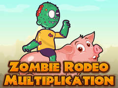 खेल Zombie Rodeo Multiplication