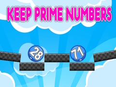 खेल Keep Prime Numbers