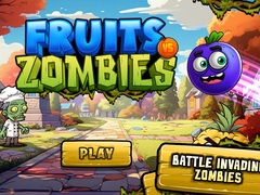 खेल Fruits vs Zombies