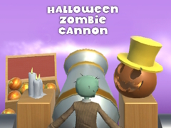 खेल Halloween Zombie Cannon