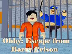 खेल Obby: Escape from Barry Prison