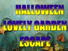 खेल Halloween Lovely Garden Escape