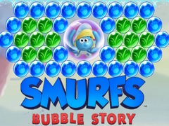 खेल Smurfs Bubble Story