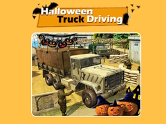 खेल Halloween Truck Driving