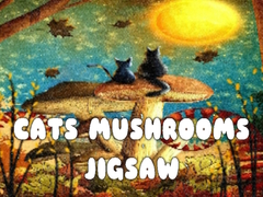 खेल Cats Mushrooms Jigsaw