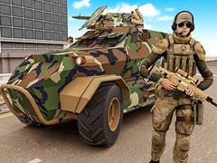 खेल Us Army Car Games Truck Driving