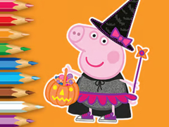 खेल Coloring Book: Peppa Pig Halloween