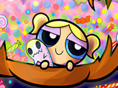 खेल Jigsaw Puzzle: Powerpuff Girl Halloween