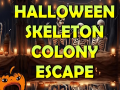 खेल Halloween Skeleton Colony Escape