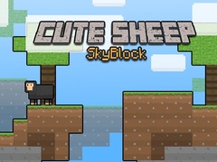 खेल Cute Sheep Skyblock