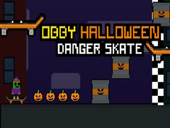 खेल Obby Halloween Danger Skate