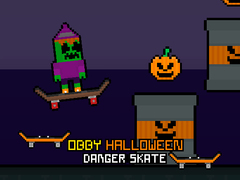 खेल Obby Halloween Danger Skate