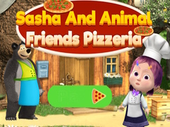 खेल Sasha And Animal Friends Pizzeria