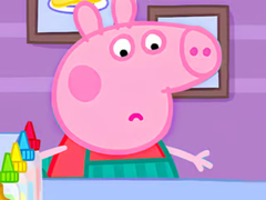 खेल Jigsaw Puzzle: Peppa Pig Fancy Pancake