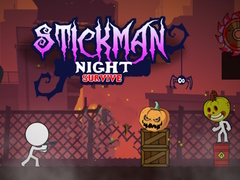 खेल Stickman Night Survive