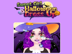 खेल Sweet Girl Halloween Dress Up