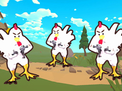 खेल Chicken shooter io