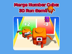 खेल Merge Number Cube: 3D Run Game