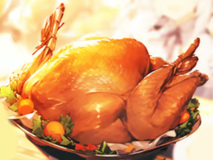 खेल Jigsaw Puzzle: Thanksgiving Harvest Dinner