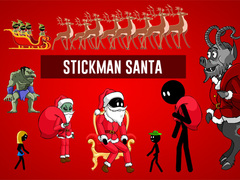 खेल Stickman Santa