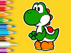 खेल Coloring Book: Yoshi Fishing Day