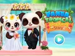 खेल Panda Tropical Wedding Story