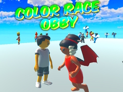 खेल Color Race Obby