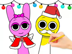 खेल Coloring Book: Sprunki Christmas