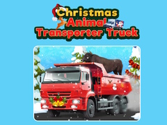 खेल Christmas Animal Transporter Truck