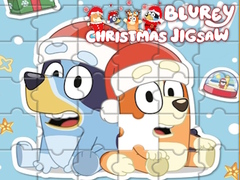 खेल Bluey Christmas Jigsaw